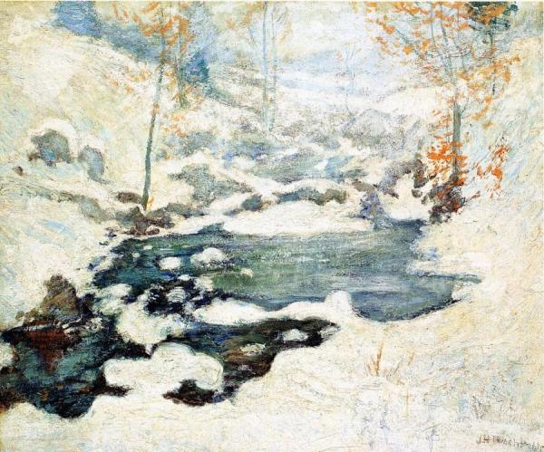 Icebound by John Henry Twachtman