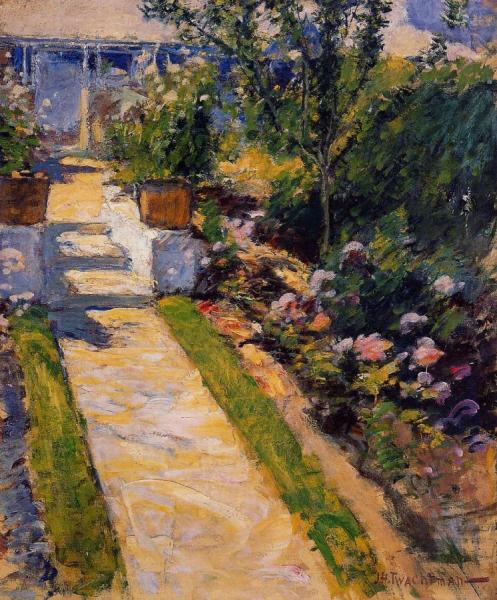 In The Garden by John Henry Twachtman