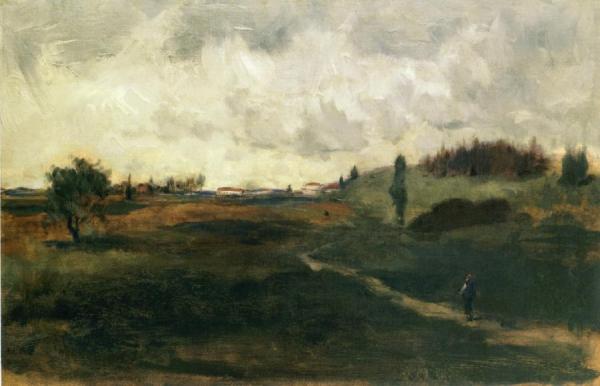 Landscape, Tuscany by John Henry Twachtman