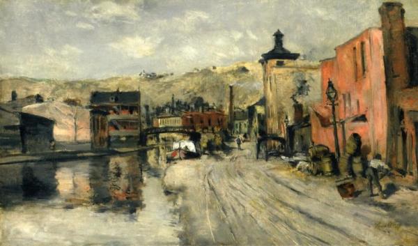 Miami Canal, Cincinnati by John Henry Twachtman