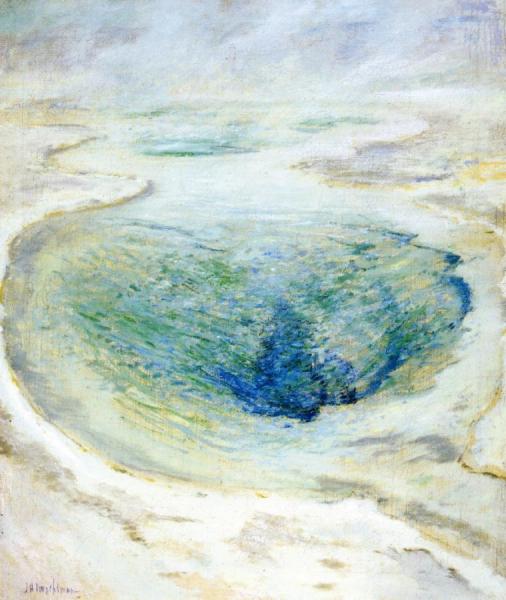 Morning Glory Pool, Yellowstone by John Henry Twachtman