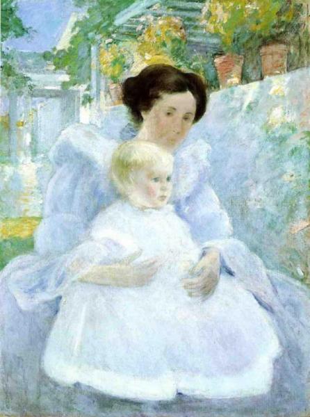 Mother And Child by John Henry Twachtman