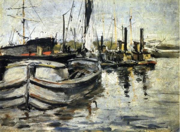 New York Harbor by John Henry Twachtman