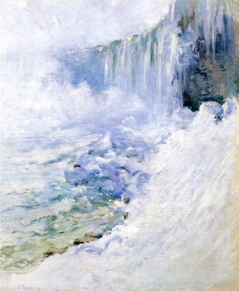 Niagara In Winter by John Henry Twachtman