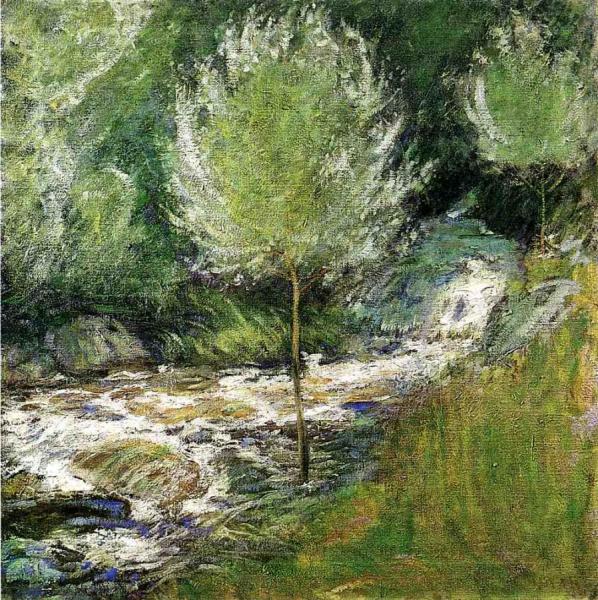 The Brook, Greenwich, Connecticut by John Henry Twachtman