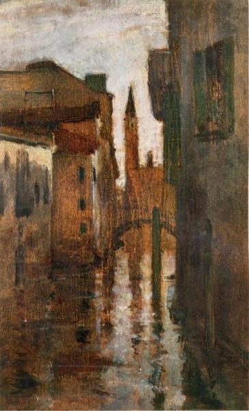The Campanile, Late Afternoon by John Henry Twachtman