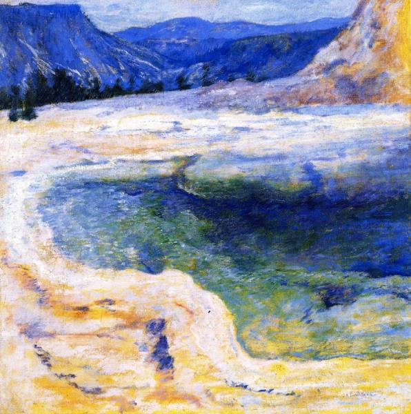 The Emerald Pool by John Henry Twachtman