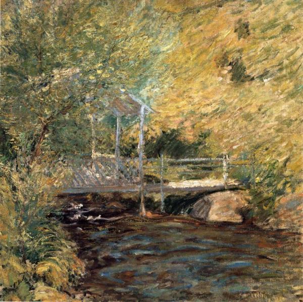 The Little Bridge by John Henry Twachtman