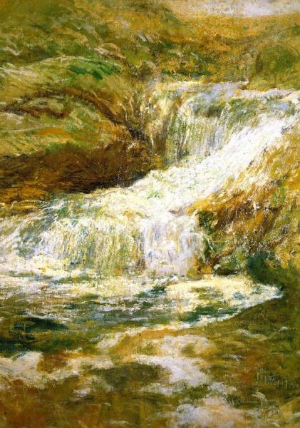 The Waterfall by John Henry Twachtman