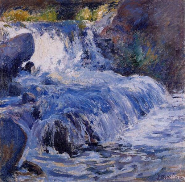 The Waterfall by John Henry Twachtman
