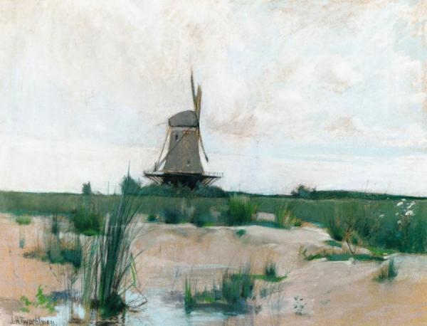 The Windmill by John Henry Twachtman