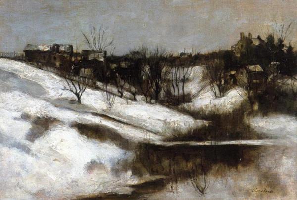 Twachtman's Home, Avondale, Ohio by John Henry Twachtman