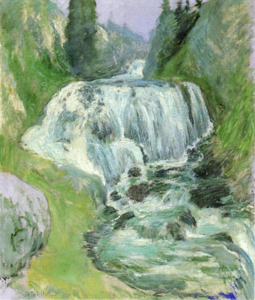 Waterfall by John Henry Twachtman