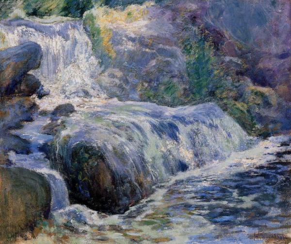 Waterfall, Blue Brook by John Henry Twachtman
