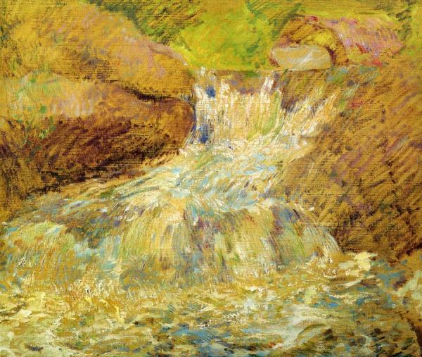 Waterfall, Greenwich by John Henry Twachtman