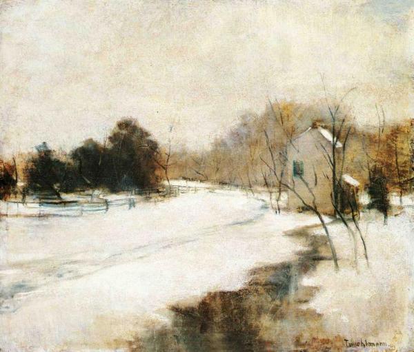 Winter In Cincinnati by John Henry Twachtman