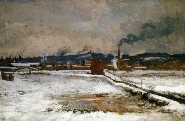 Winter, Mill Creek Valley, Cincinnati by John Henry Twachtman