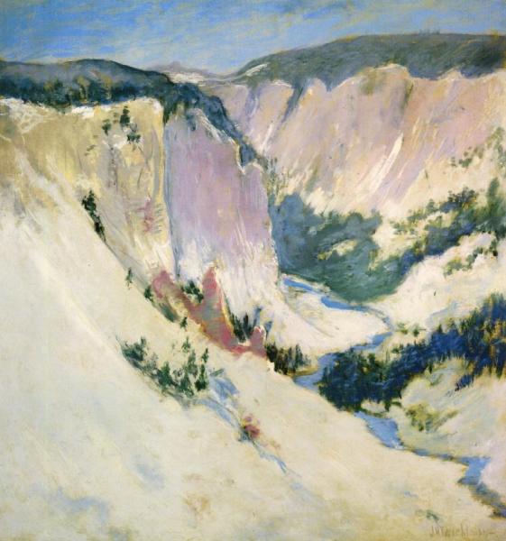 Yellowstone Park by John Henry Twachtman