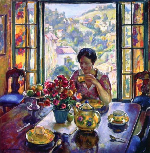 Yellow Teapot (also Known As Daydreams) by John Hubbard Rich Oil Painting Reproductions