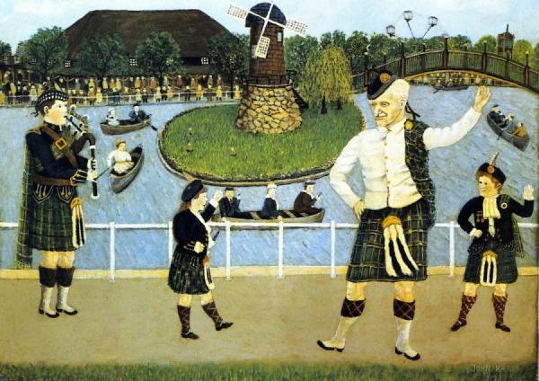 Scotch Day At Kennywood by John Kane Oil Painting Reproductions