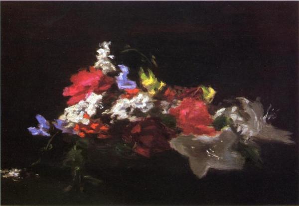 Bowl Of Flowers, Study Of Light by John Lafarge