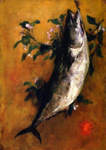 Fish (decorative Panel) by John Lafarge