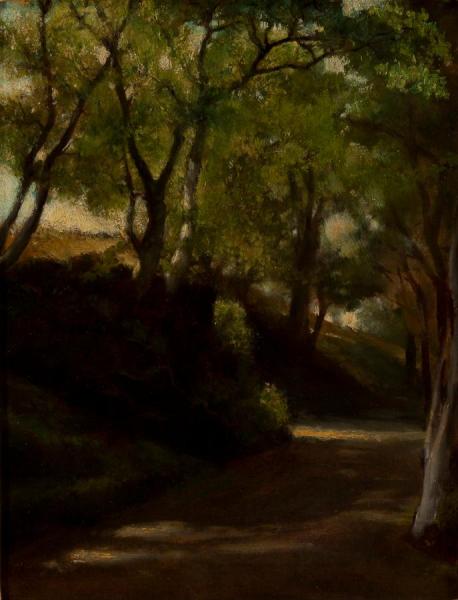 In The Glen, Portsmouth, Rhode Island by John Lafarge