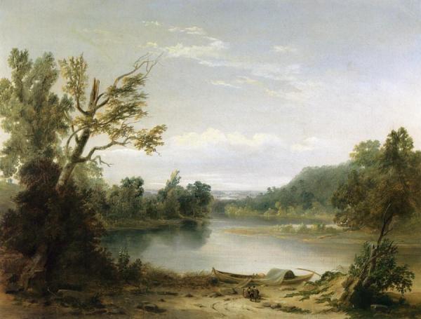 On The Bayou Teche, Louisiana by John Lafarge