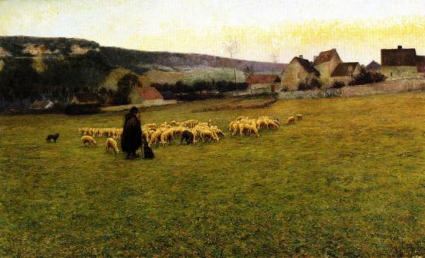 Autumn, Giverny by John Leslie Breck