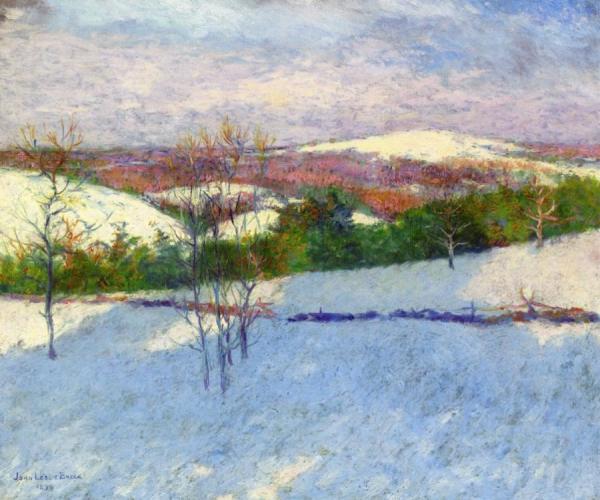Early Snow,1894 by John Leslie Breck