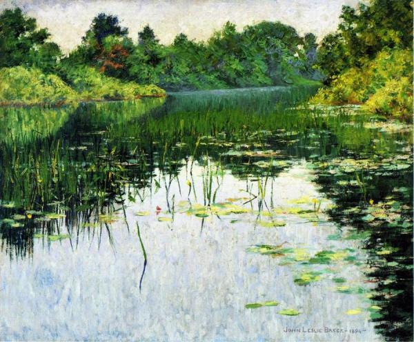 Grey Day On The Charles by John Leslie Breck