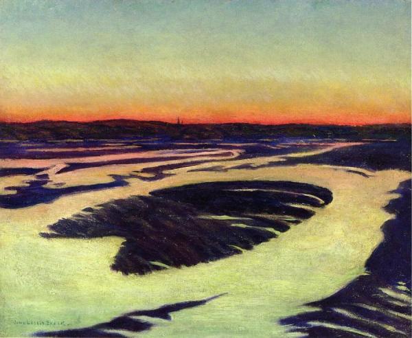 The Dragon In Winter, Essex by John Leslie Breck