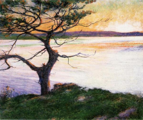 View Across Ipswich Bay, Near Cambridge Beach by John Leslie Breck