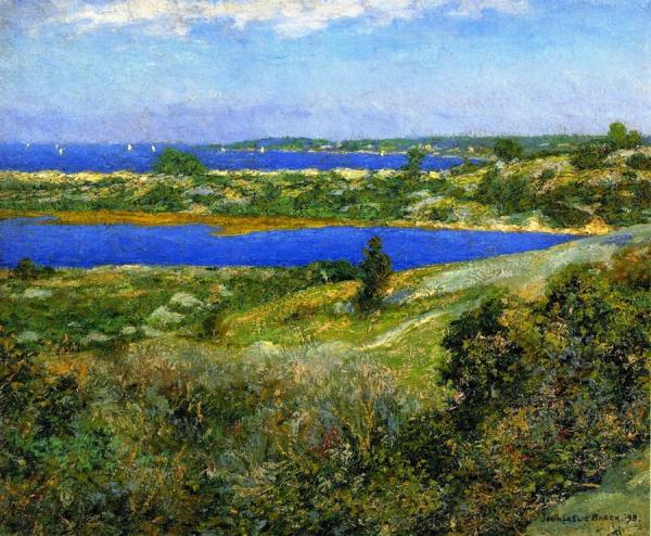View Of Ipswich Bay by John Leslie Breck