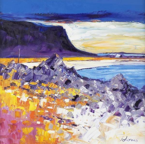 Quite Day Gribun, Mull by John Lowrie Morrison