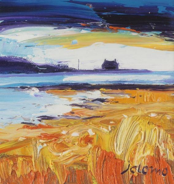 Winter Sunset Port Nan Gallan by John Lowrie Morrison