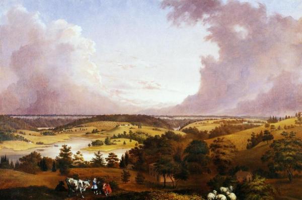 View Of Hastings-on-hudson by John Ludlow Morton