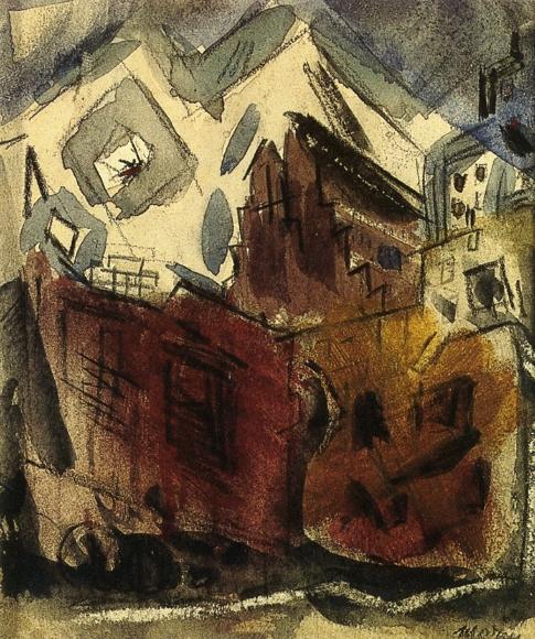 Buildings, Downtown New York by John Marin