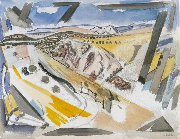 Canyon Of The Hondo, N.m. by John Marin Oil Painting Reproductions