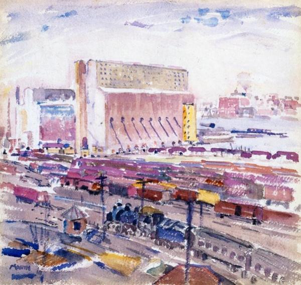 Freight Yard by John Marin