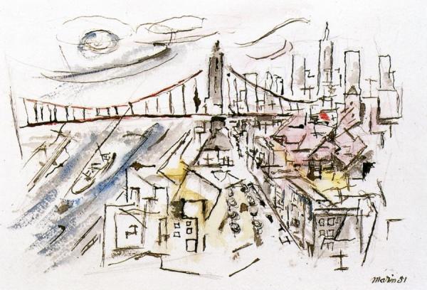 From New York Hospital by John Marin