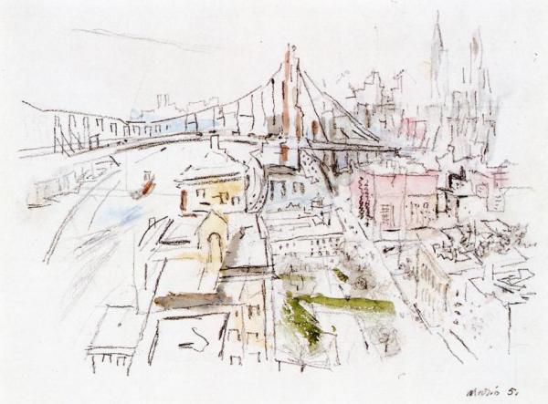 From New York Hospital by John Marin