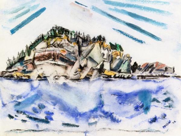 Island (ship Stern) by John Marin