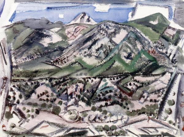 Mountain Patterns, New Mexico by John Marin