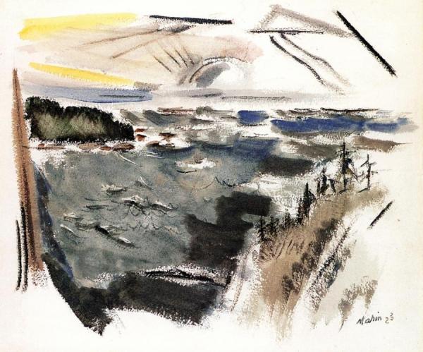 Sea Movement, Maine by John Marin