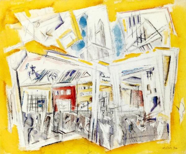 Street Movement, New York City by John Marin