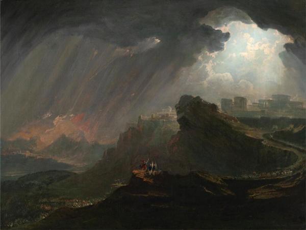 Joshua Commanding The Sun To Stand Still by John Martin