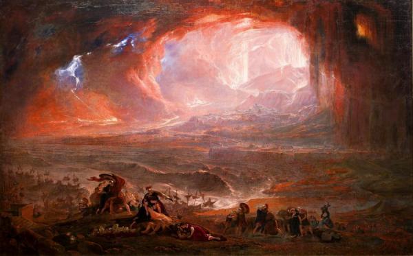 The Destruction Of Pompeii And Herculaneum by John Martin