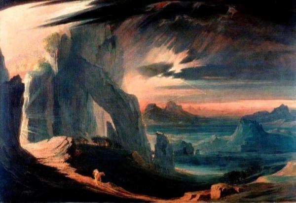 The Expulsion Of Adam And Eve From Paradise by John Martin
