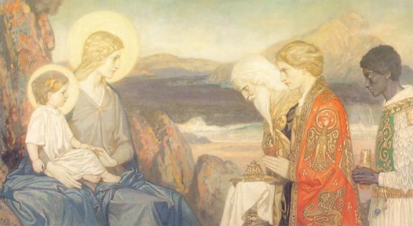 The Adoration Of The Magi by John Mckirdy Duncan